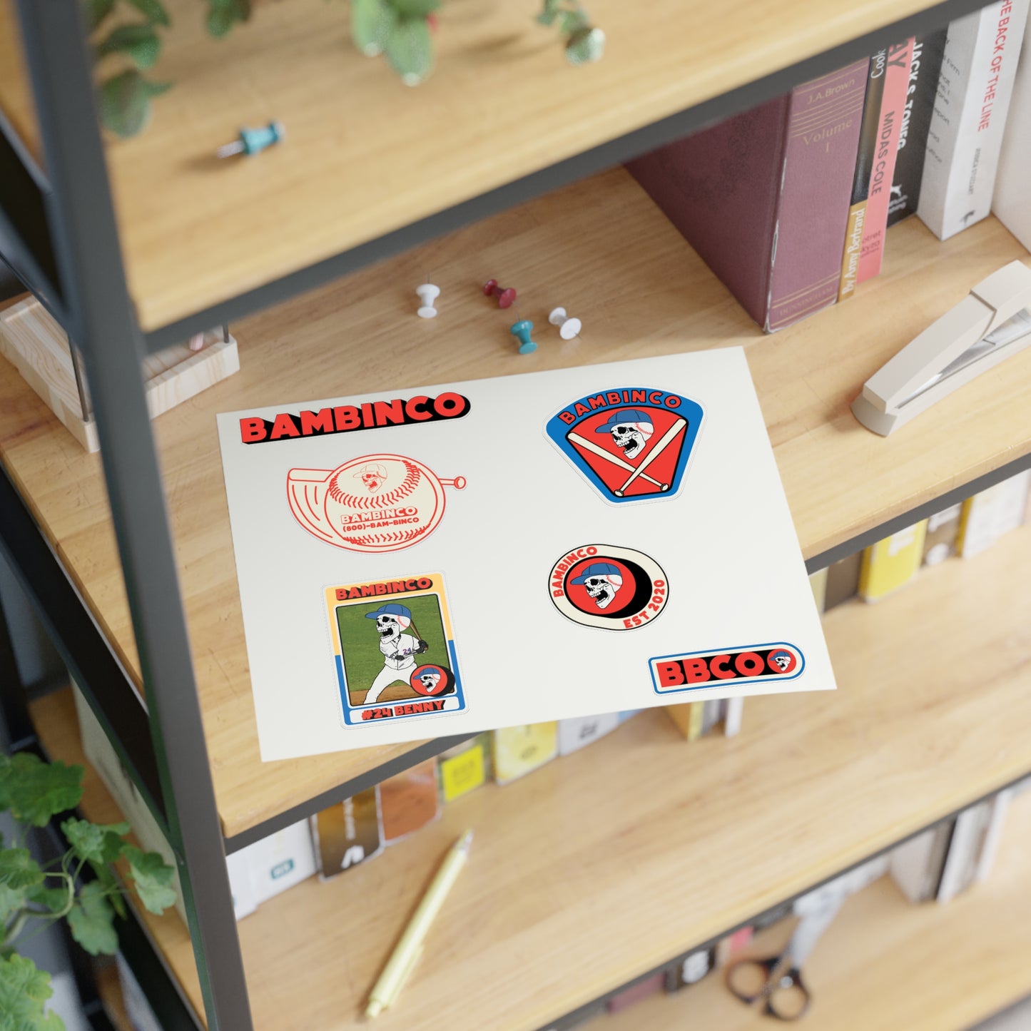 Baseball Bambino sticker pack