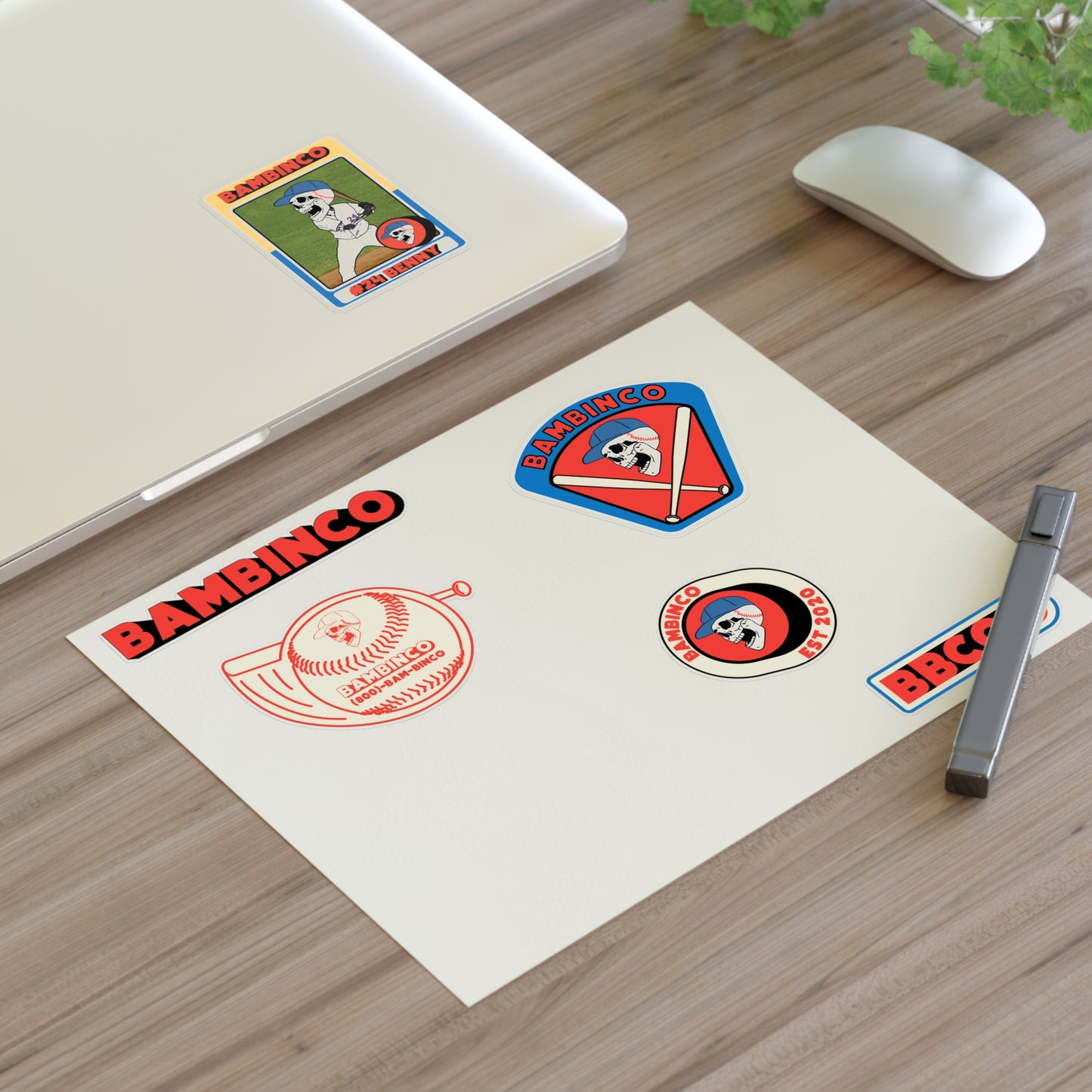 Baseball Bambino sticker pack