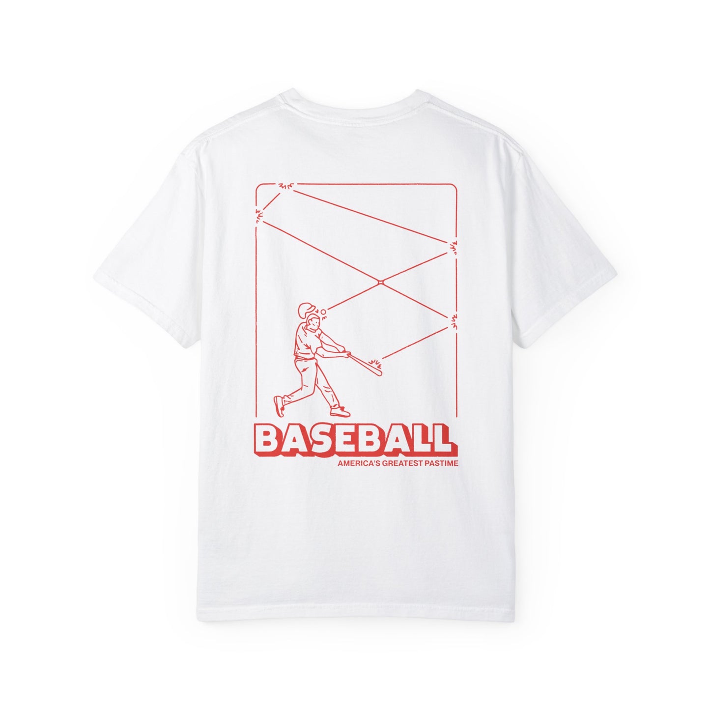 America's Greatest Pastime Orange Print