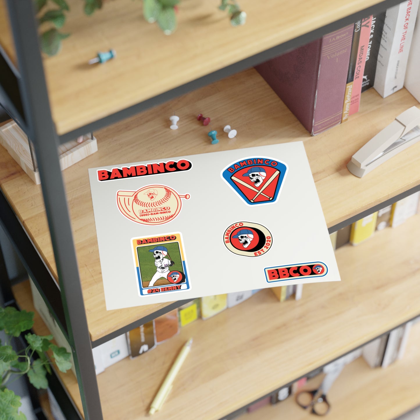 Baseball Bambino sticker pack