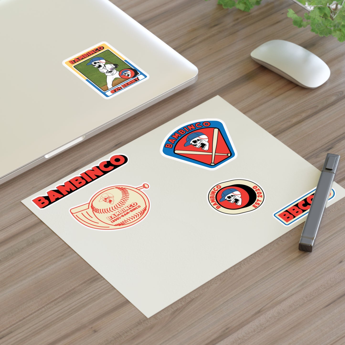Baseball Bambino sticker pack