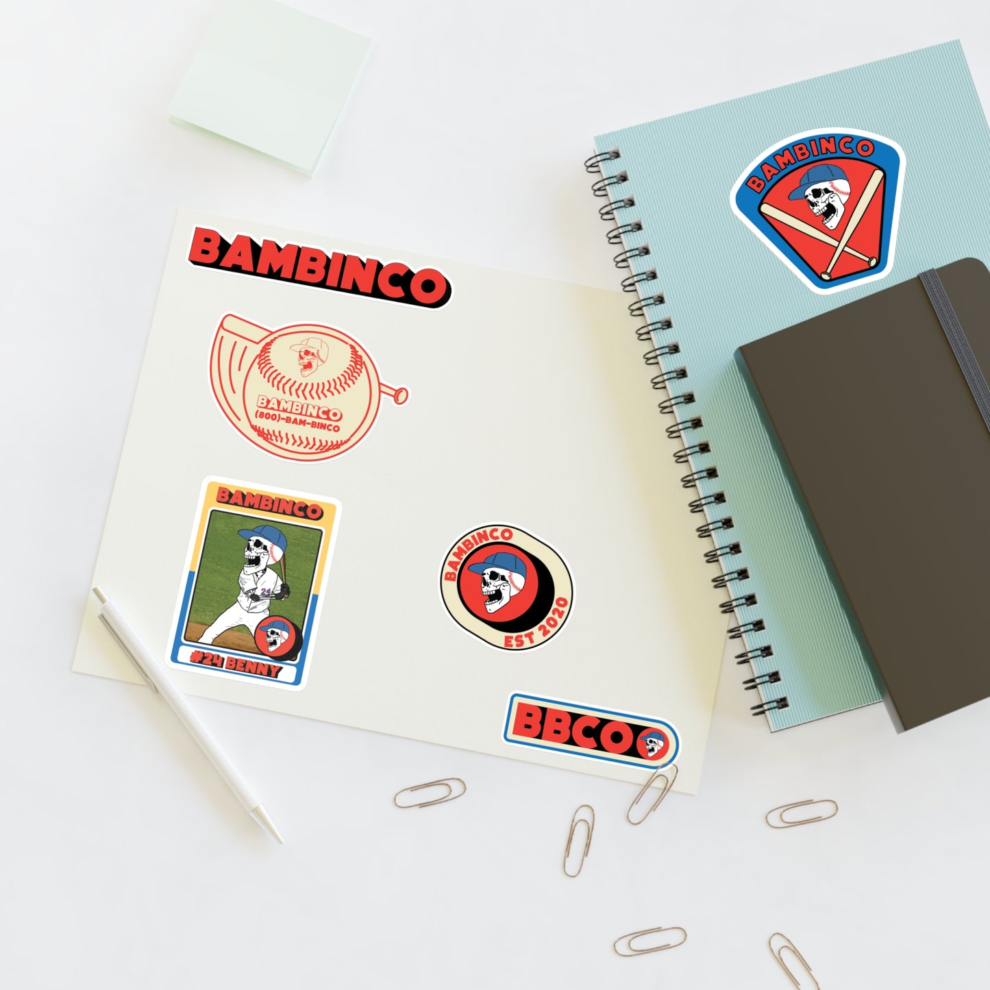 Baseball Bambino sticker pack